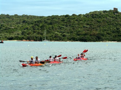 Canoe-kayak mer méditerranée Corse.